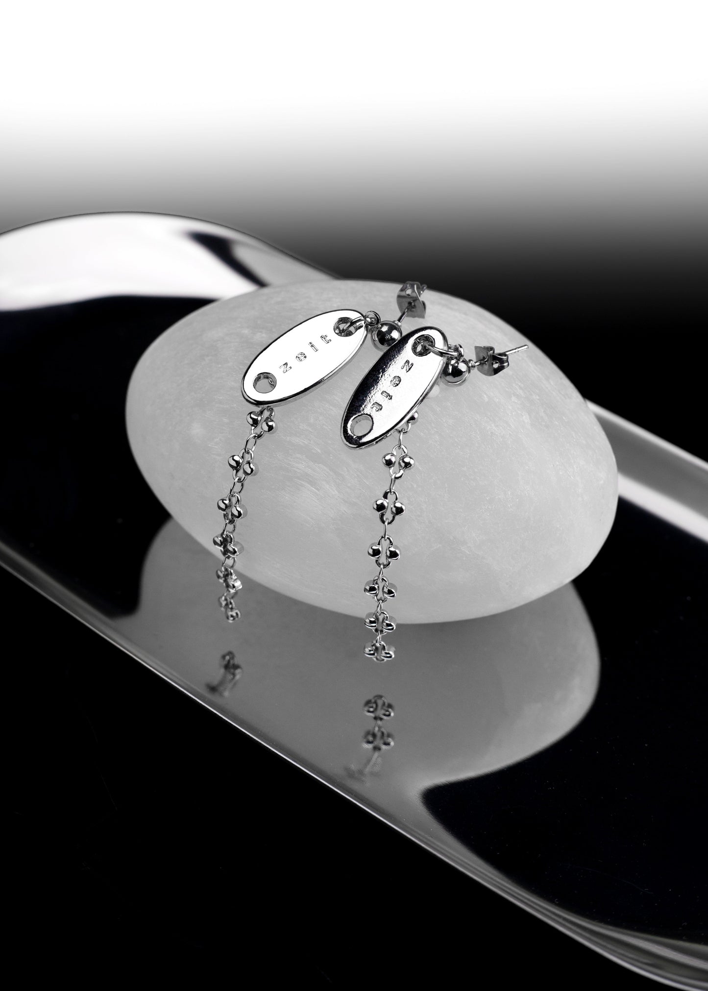 The Tag Drop Earrings